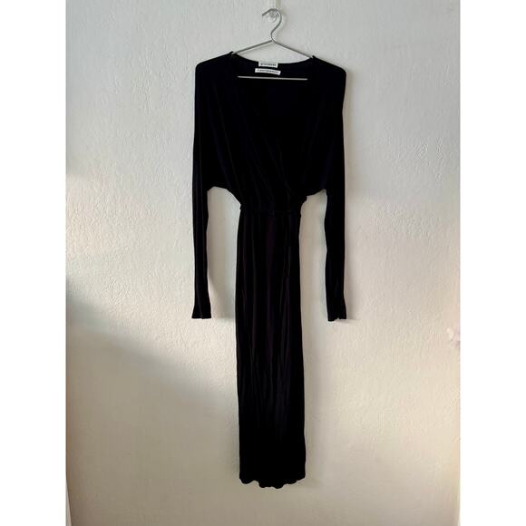 Gracemade Women's Dwell Black Super Soft Modal Jumpsuit Made in USA Size M $155 - Picture 3 of 6